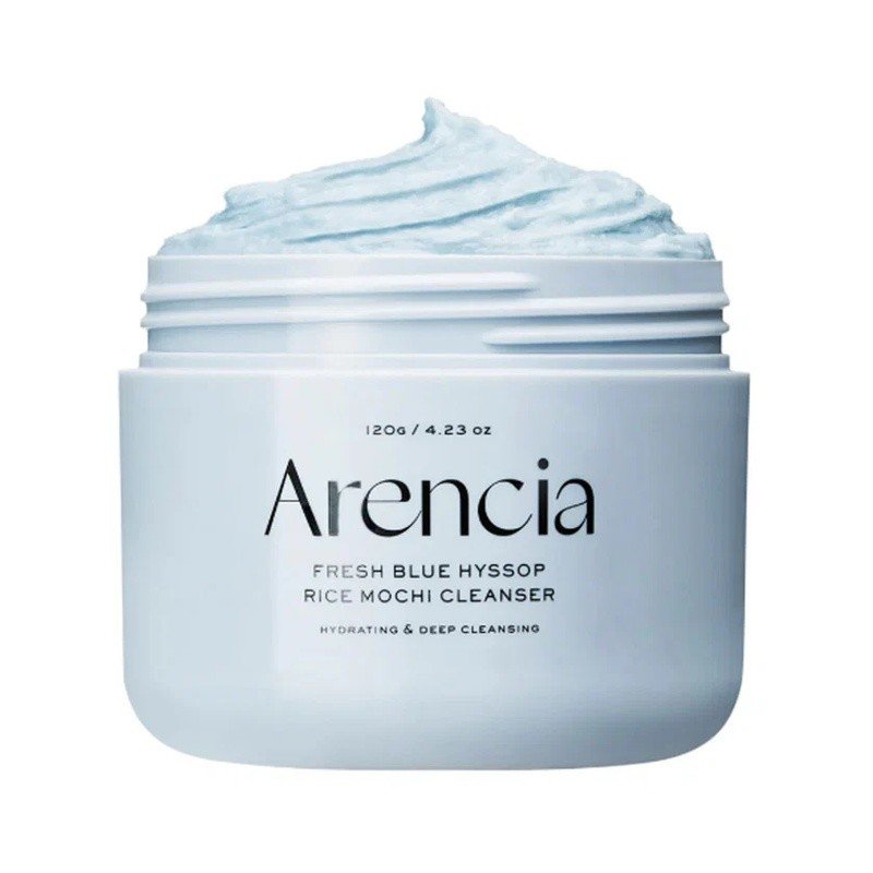 Arencia Fresh Blue Hyssop Rice Mochi Cleanser 120g