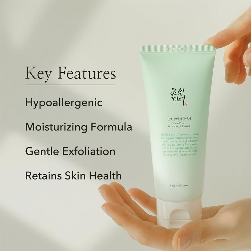 Beauty Of Joseon Green Plum Refreshing Cleanser 100ml - Image 3
